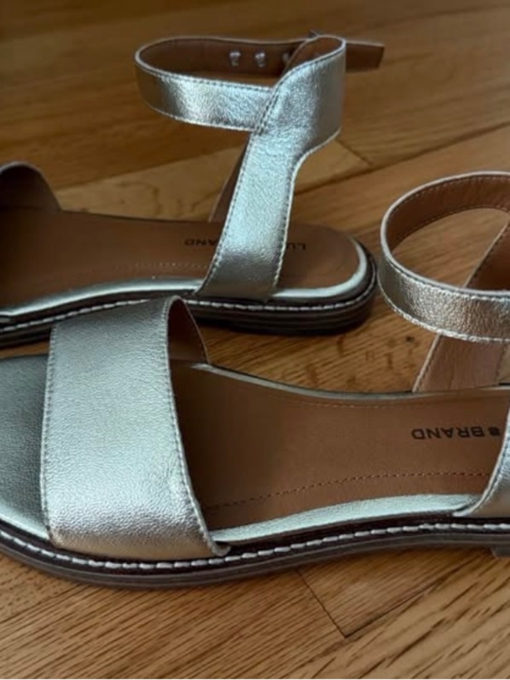 Lucky Brand Ankle-Strap Flat Sandals sz 8 NWOT